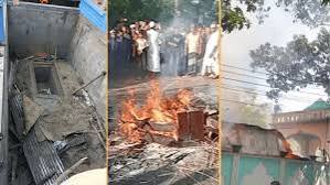 নুরাল পাগলার লাশ পোড়ানোর মবে  পুলিশের ওপর হামলার মামলায় আসামি ৩৫০০